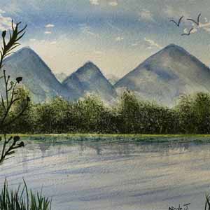 Watercolor Painting by Nicole Jakubowski Watercolor Painting