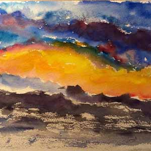 Watercolor Painting by Nicole Jakubowski Watercolor Painting