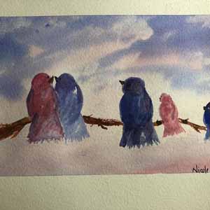 Watercolor Painting by Nicole Jakubowski Watercolor Painting