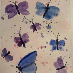 Watercolor Painting by Nicole Jakubowski Watercolor Painting