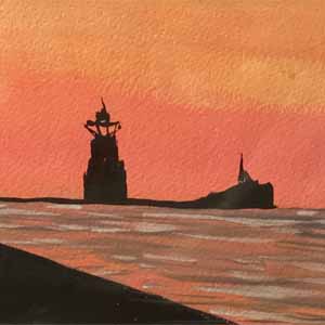 Watercolor Painting by Nicole Jakubowski Watercolor Painting